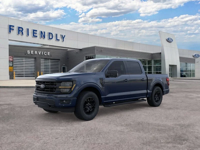 New 2026 Antimatter Blue Metallic Ford XLT image 1
