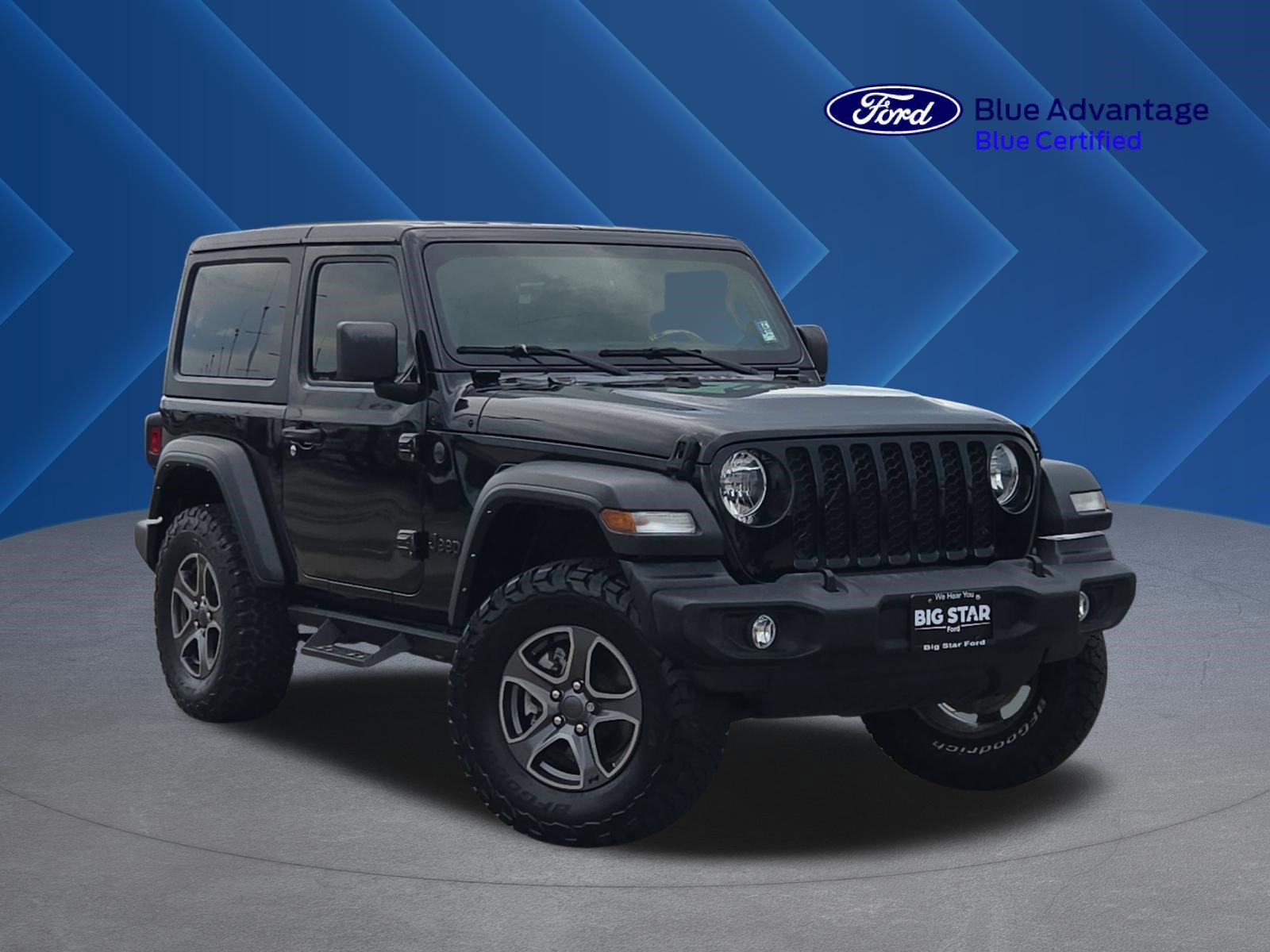 Used 2024 Black Clearcoat Jeep Sport image 1