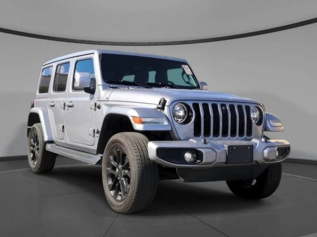 Used 2021 Billet Silver Metallic Jeep Unlimited High Altitude image 3