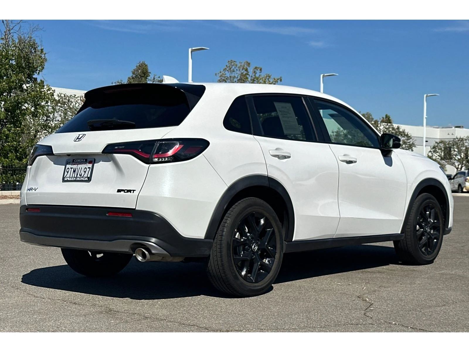 Used 2025 Platinum White Pearl Honda Sport image 6