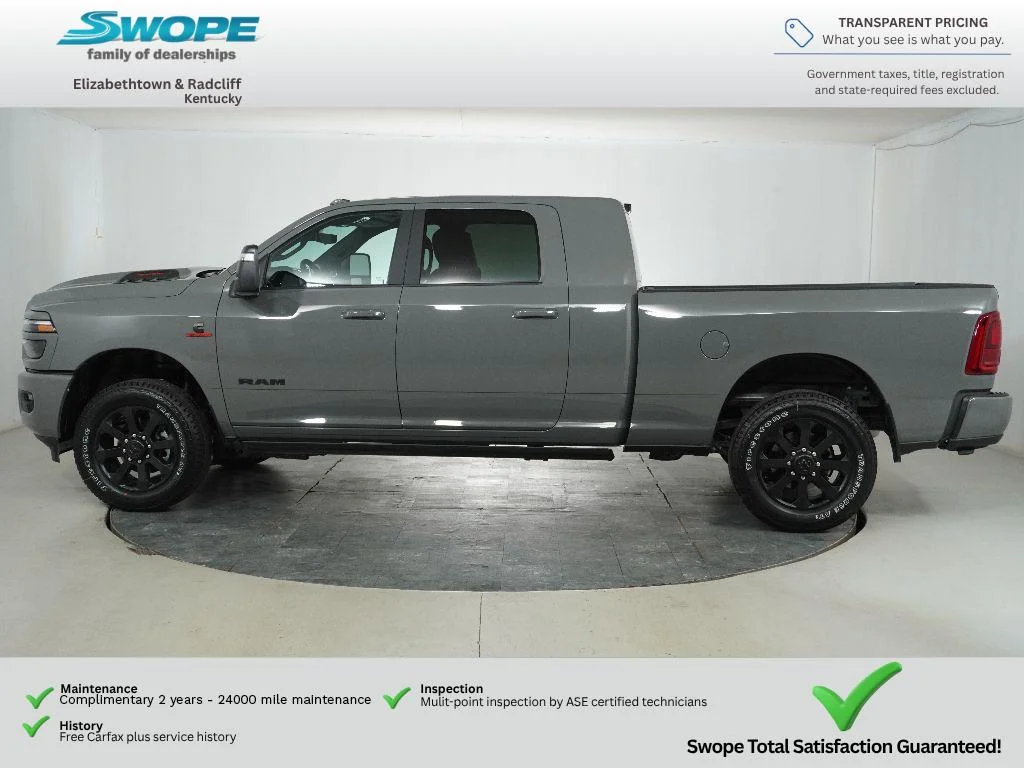 New 2026 Ceramic Gray Clear-Coat Exterior Paint RAM Laramie image 6