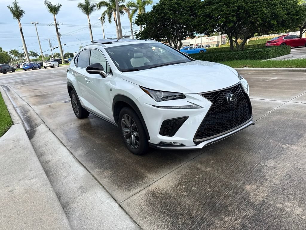 Used 2021 Ultra White Lexus NX 300 F SPORT image 5