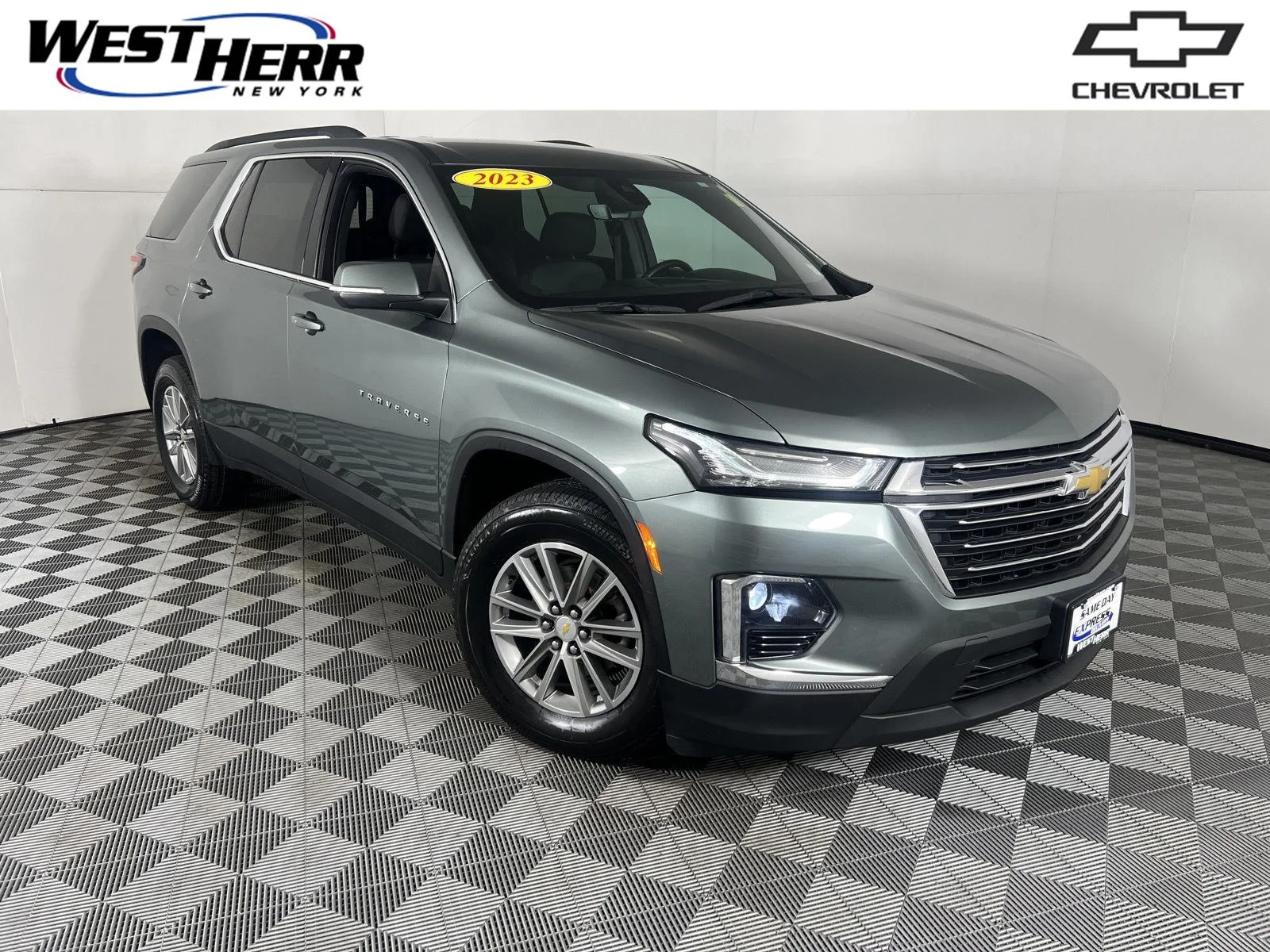 Used 2023 Silver Sage Metallic Chevrolet LT Cloth image 1