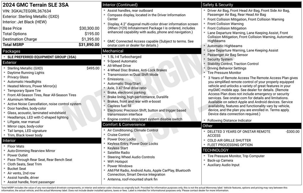 Used 2024 Silver GMC SLE image 2