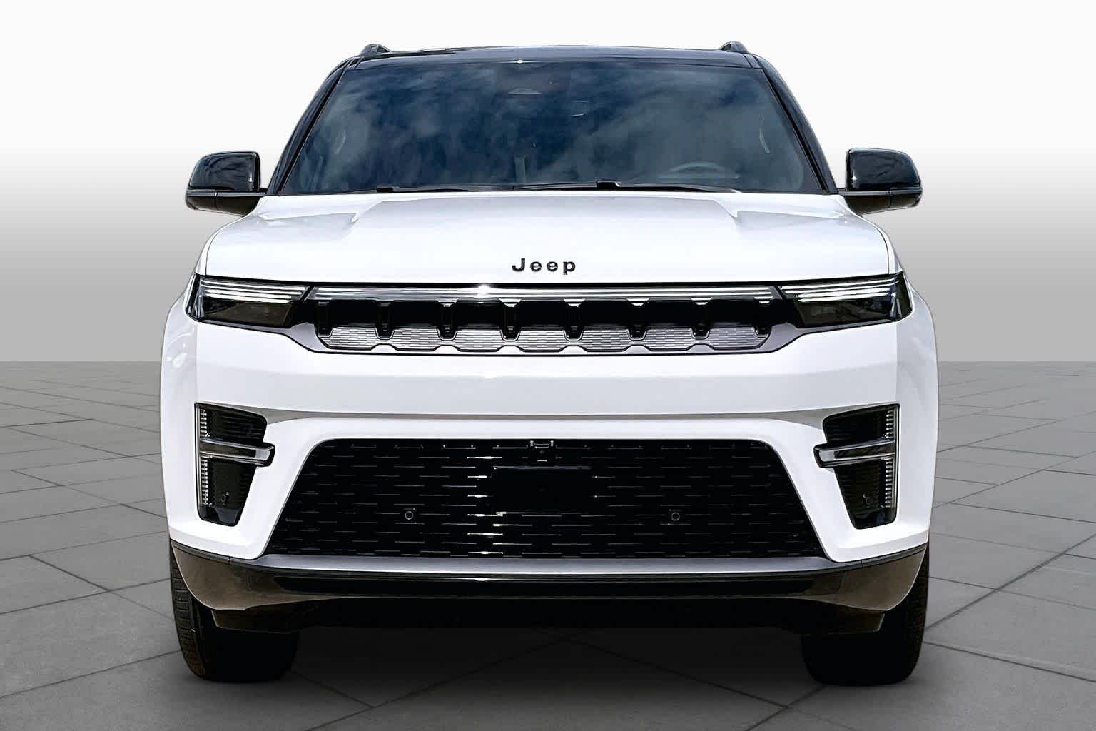 New 2026 Bright White Clear-Coat Exterior Paint Jeep Summit Obsidian image 3