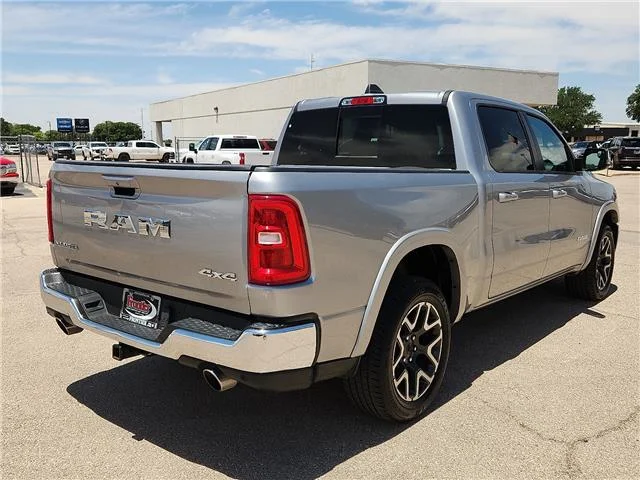 Used 2025 Silver RAM Laramie 4x4 Crew Cab 144.5 in. WB image 4
