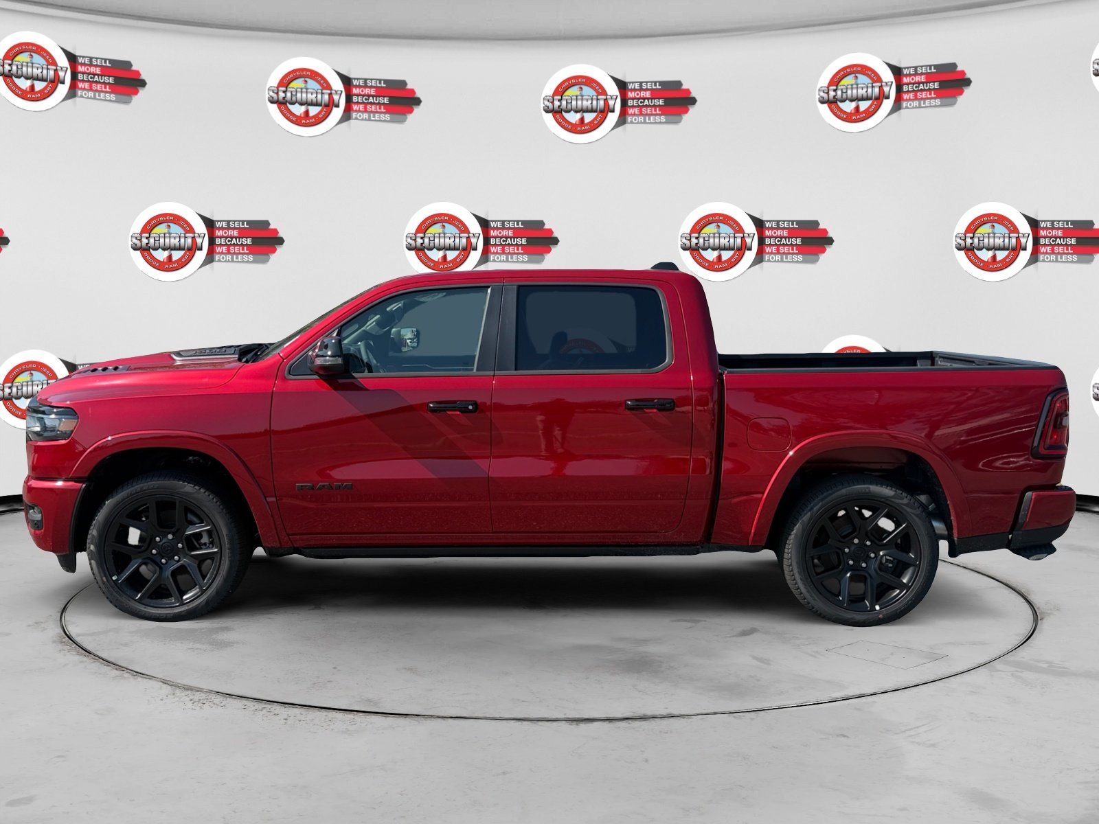 New 2026 Molten Red Pearl-Coat Exterior Paint RAM Laramie image 2