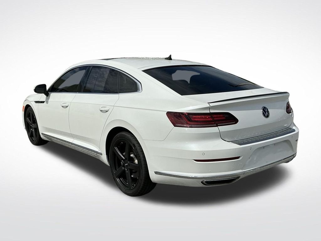 Used 2021 White Volkswagen 2.0T SEL R-Line image 4