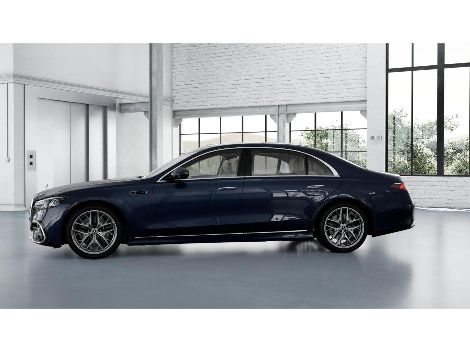 New 2027 Nautical Blue Metallic Mercedes-Benz S 580 4D Sedan 4MATIC® image 36
