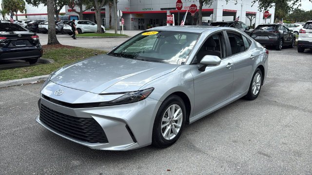 Used 2025 Celestial Silver Metallic Toyota LE image 3
