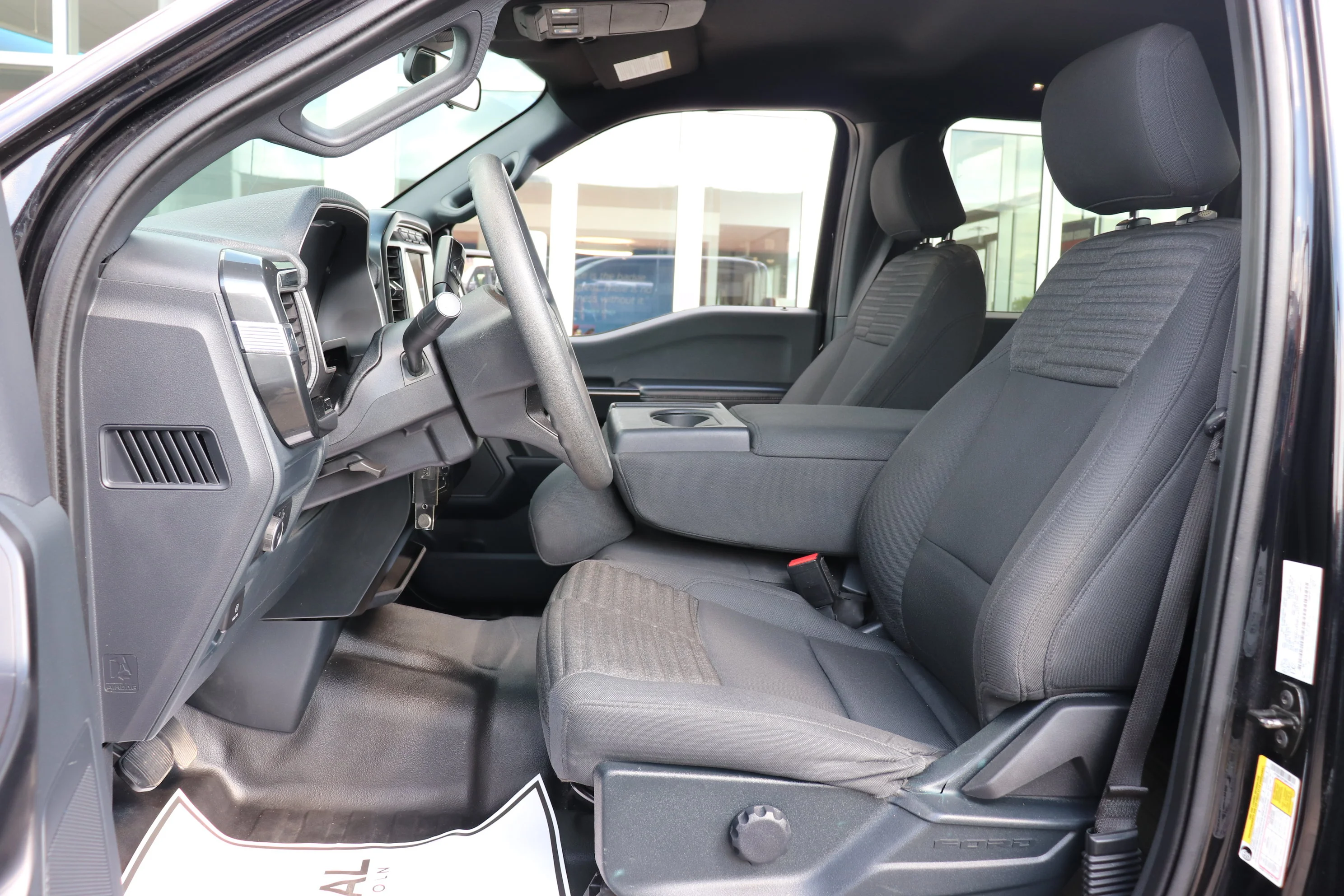 Used 2021 Black Ford XL 4WD SuperCrew 5.5