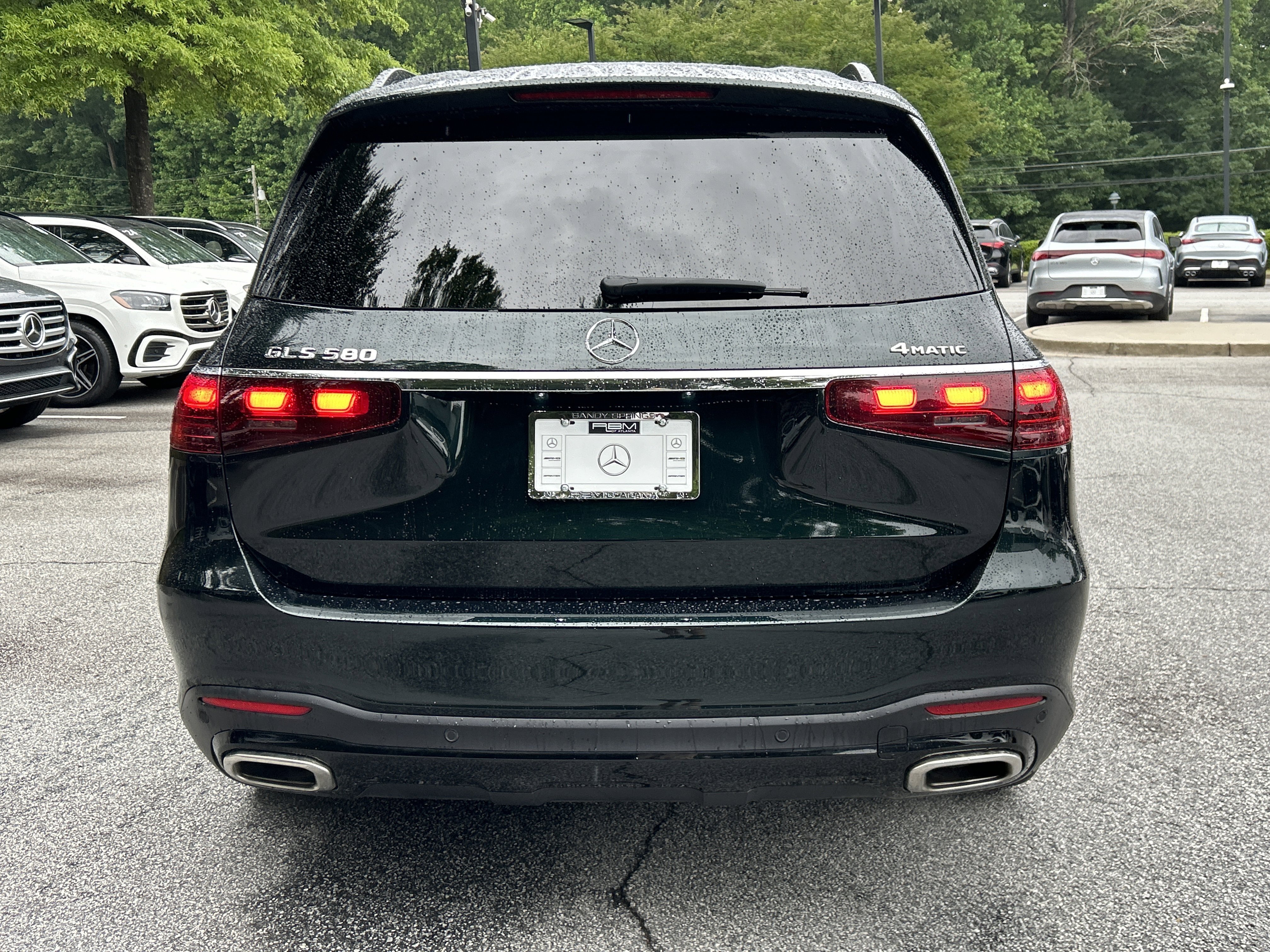 Certified Used 2025 Emerald Green Metallic Mercedes-Benz GLS 580 4MATIC® SUV image 14