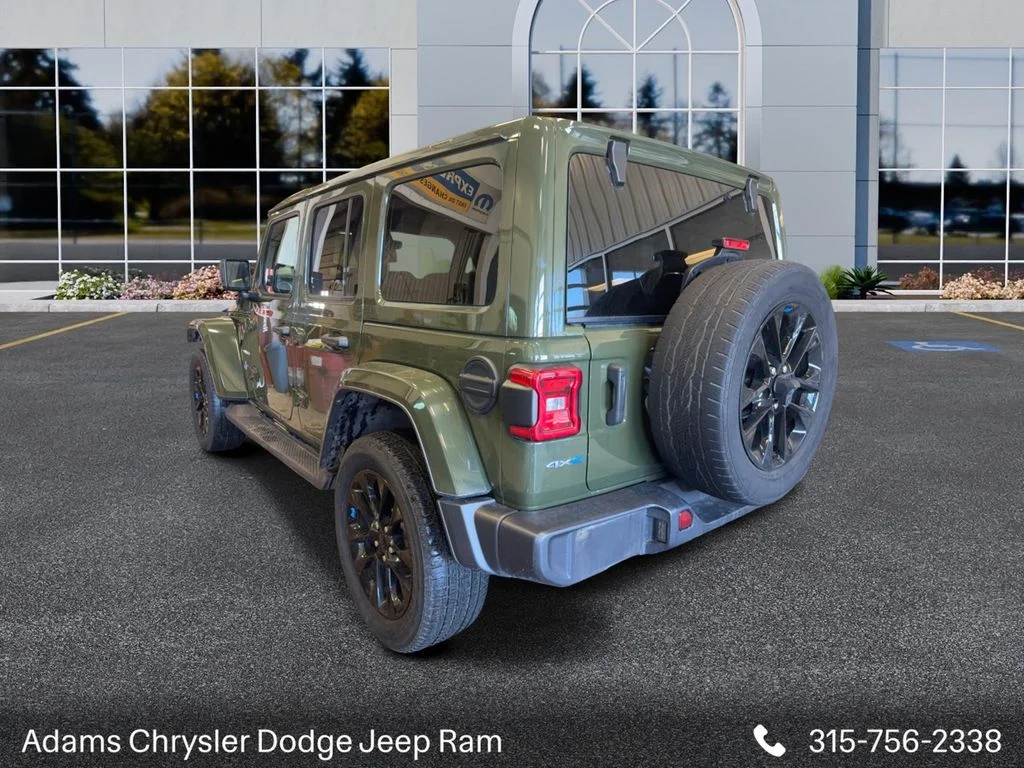 Used 2023 Green Jeep Sahara 4xe image 5