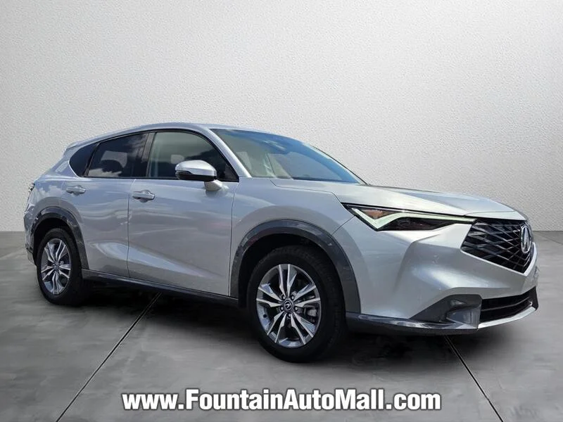 Used 2025 Solar Silver Metallic Acura FWD image 6