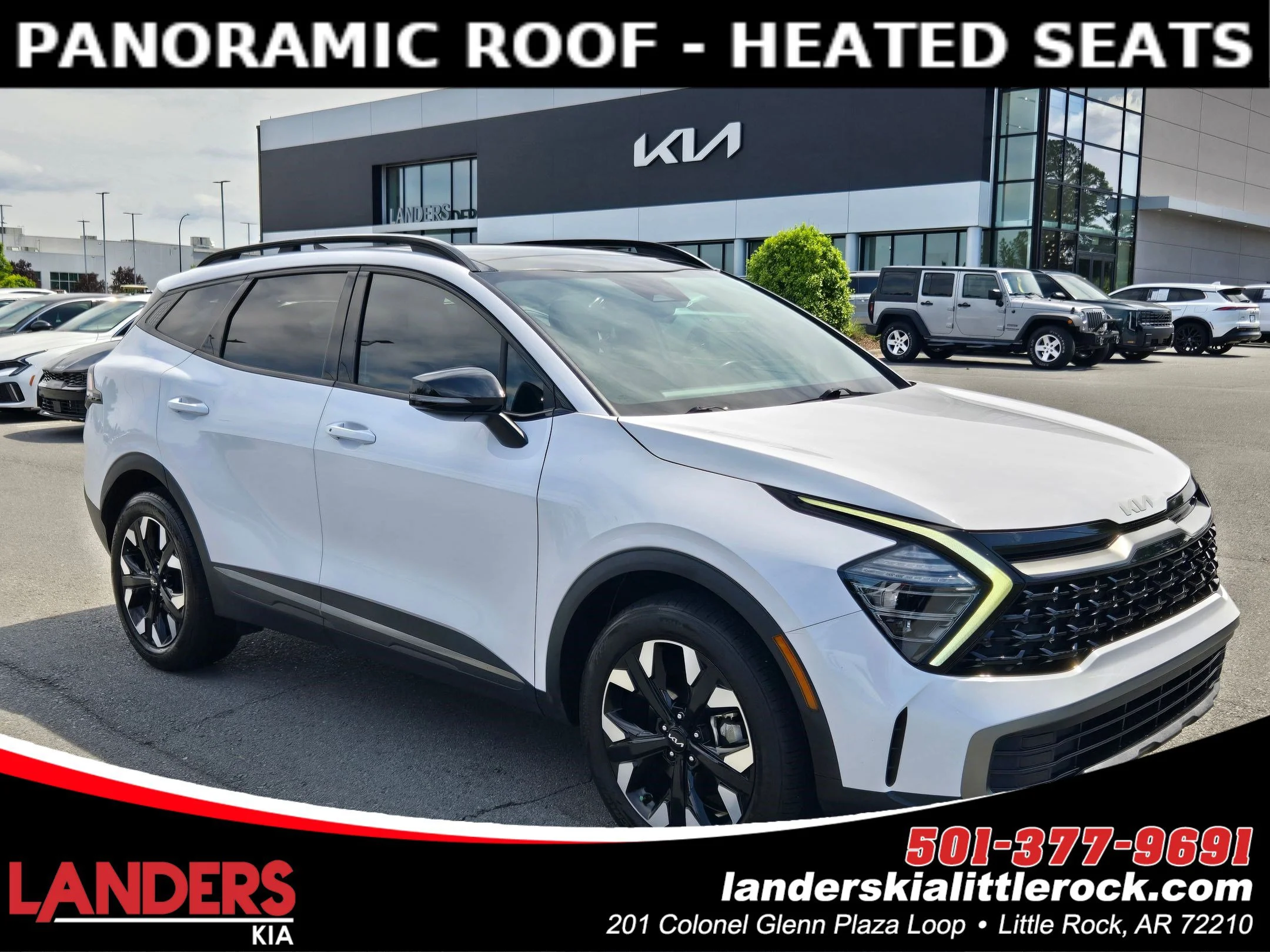 Used 2024 Glacial White Pearl Kia X-Line image 1