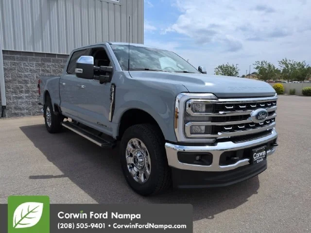 New 2026 Glacier Gray Metallic Tri-Coat Ford F-350® Lariat® image 1