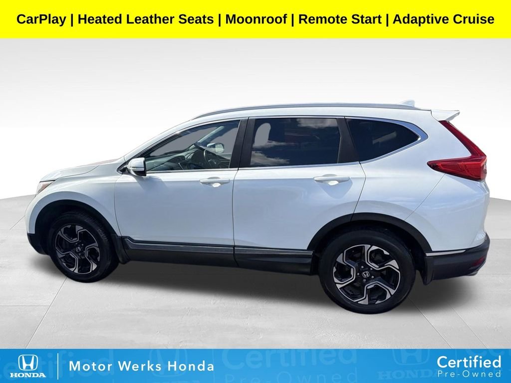 Certified Used 2018 White Diamond Pearl Honda Touring image 1