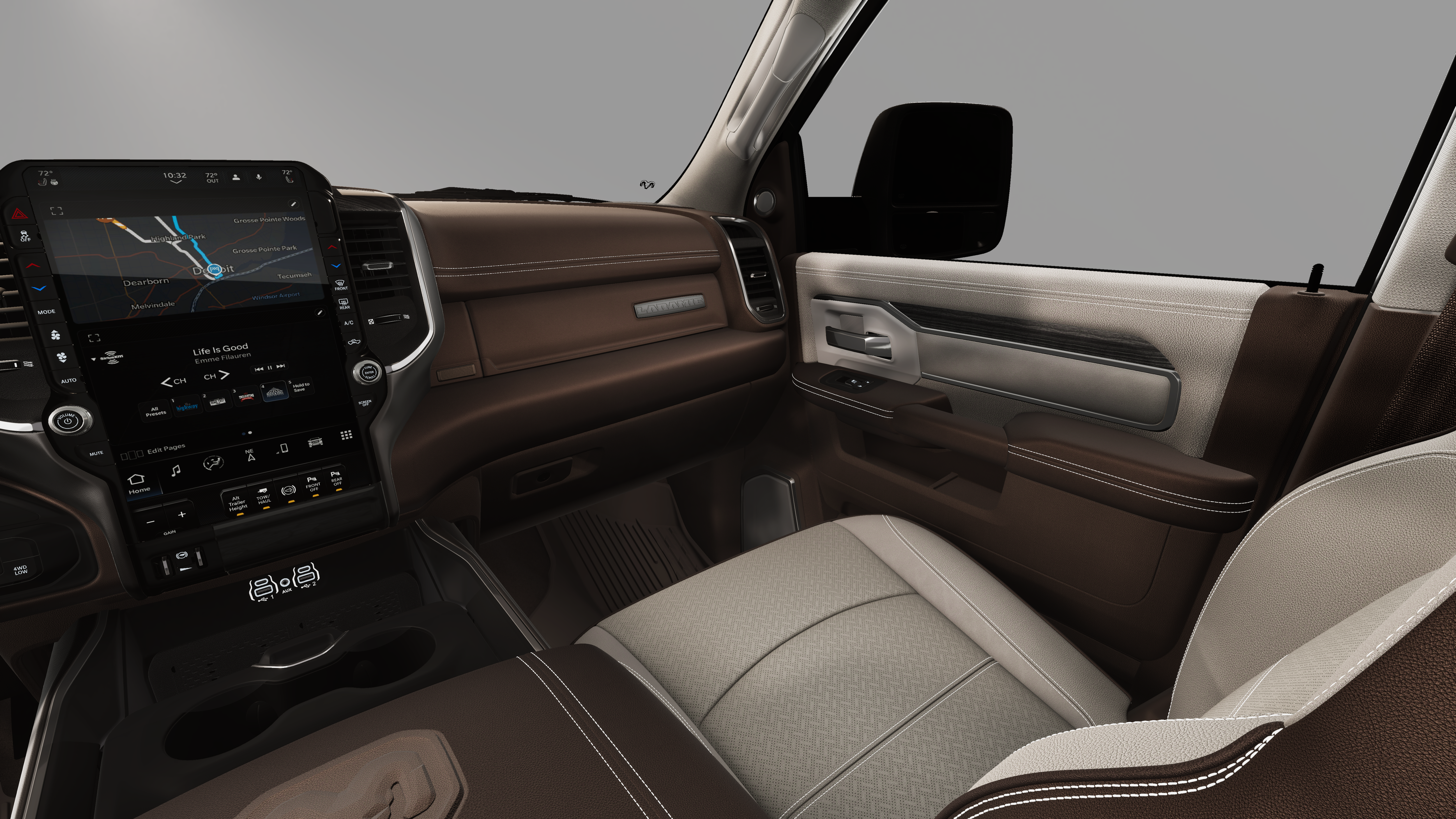 New 2026 Bright White Clear-Coat Exterior Paint RAM LARAMIE image 19