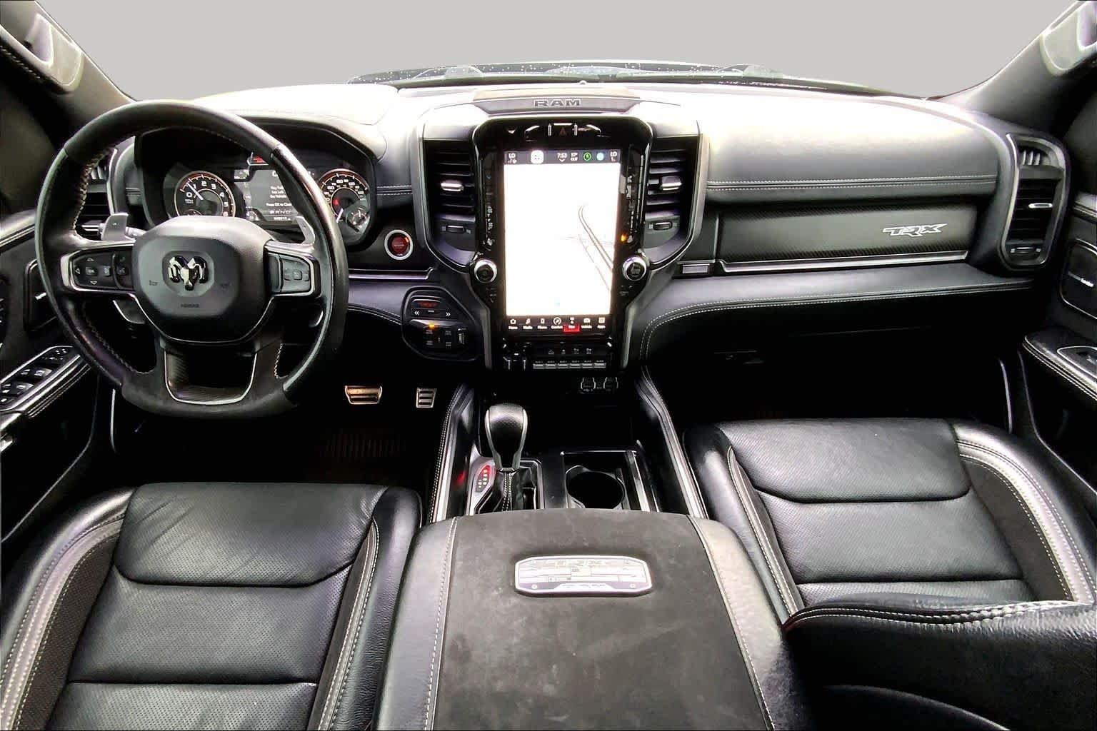 Used 2022 Diamond Black Crystal Pearlcoat Ram TRX image 24
