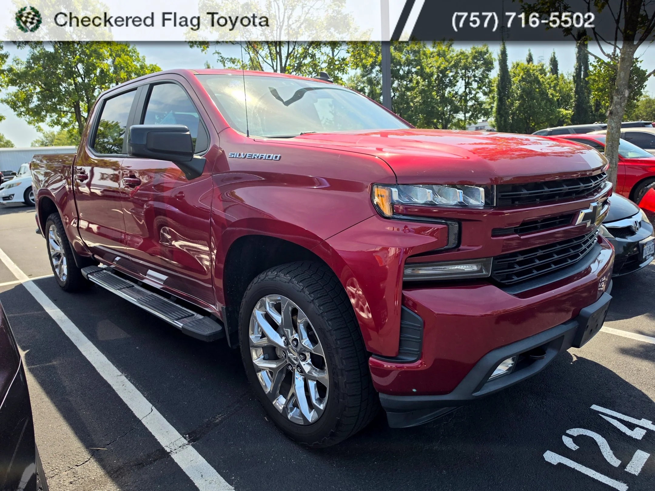 Used 2019 Cajun Red Tintcoat Chevrolet RST image 3