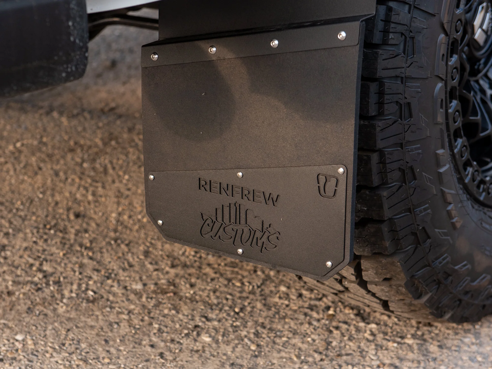 New 2026 White RAM Sport*, 6 Inch Lift, 37 Inch Tires, Trigger Industries Mudflaps image 9