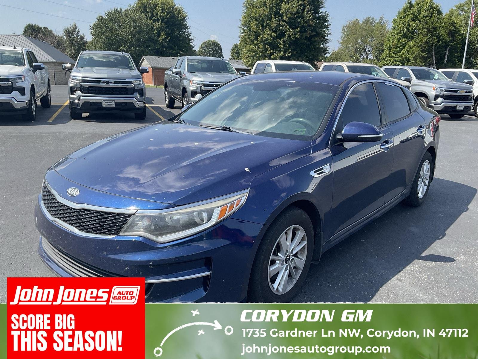 Used 2017 Horizon Blue Kia LX image 1
