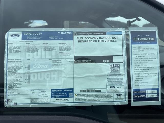 New 2026 Oxford White Ford F-550® XL image 36