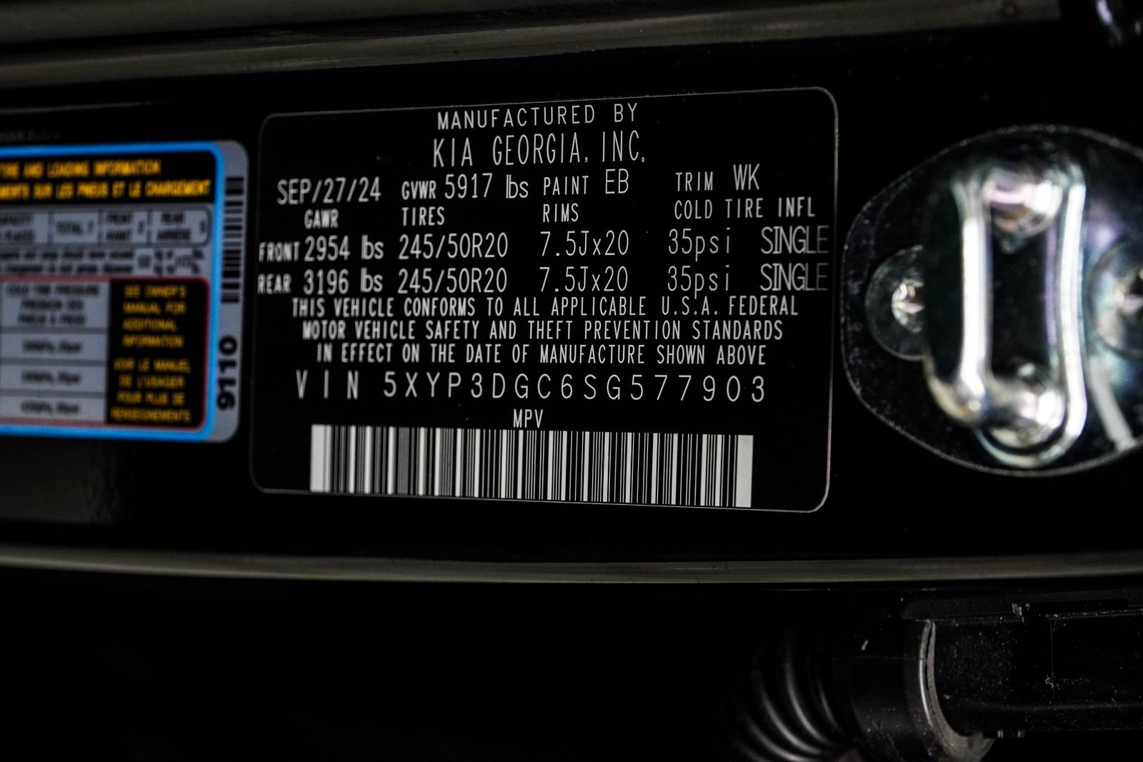 Used 2025 Black Kia EX X-Line image 44