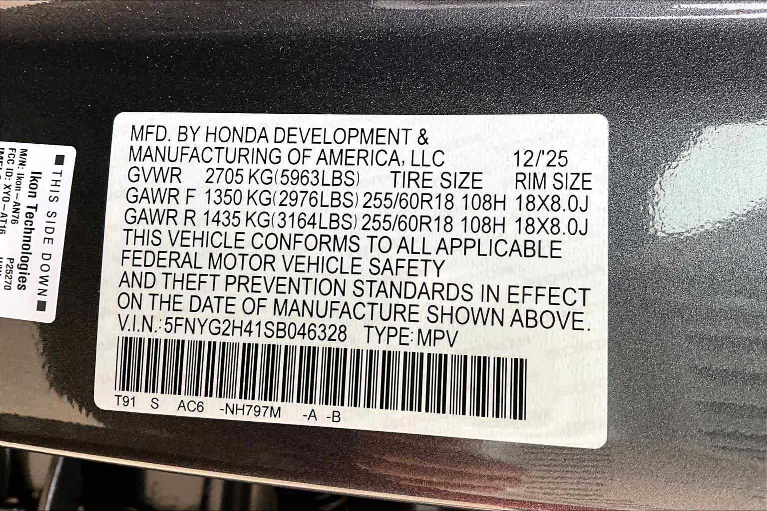 Certified Used 2025 GRAY Honda EX-L image 33