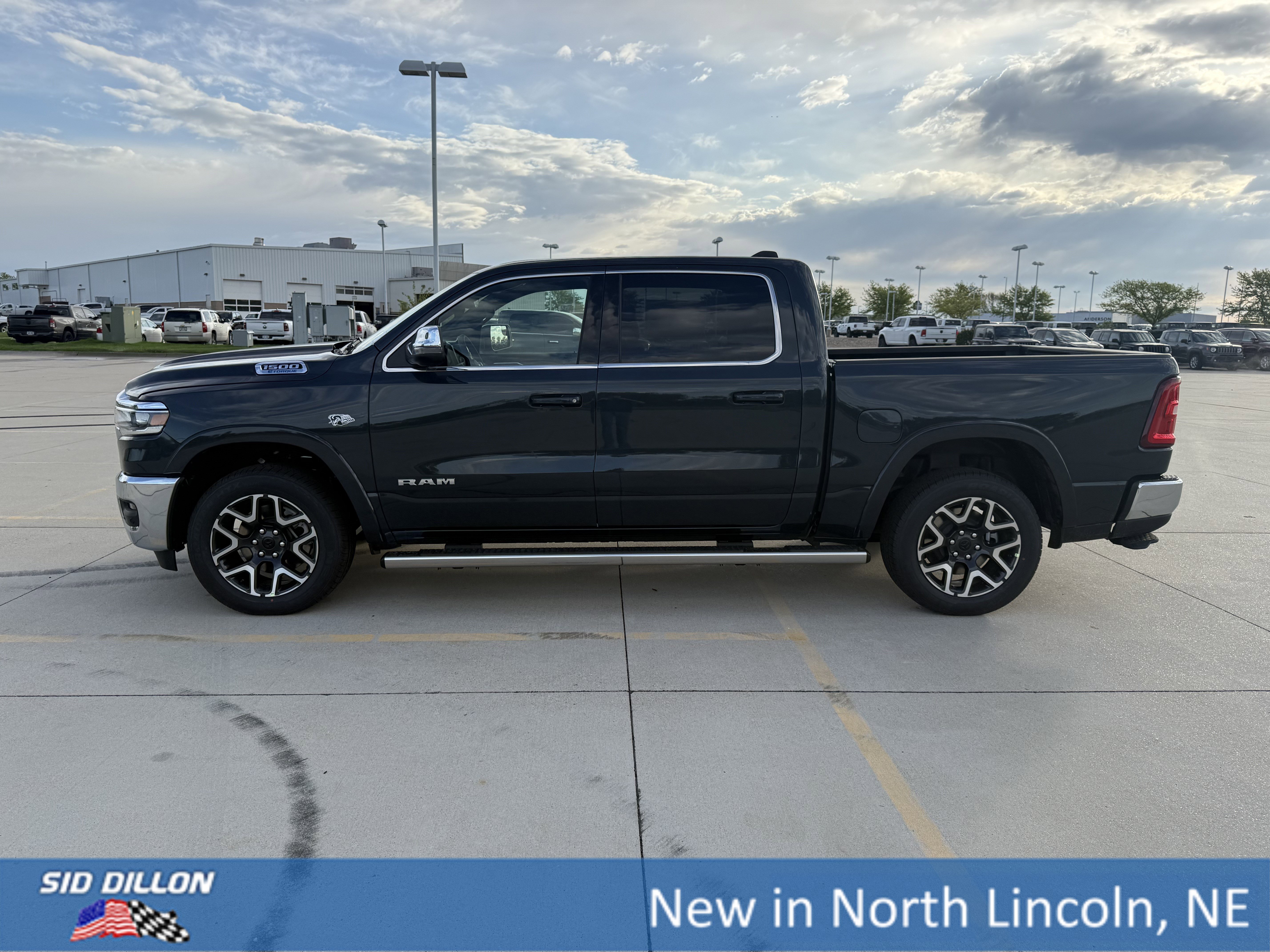 New 2026 Forged Blue Metallic Exterior Paint RAM Laramie image 2