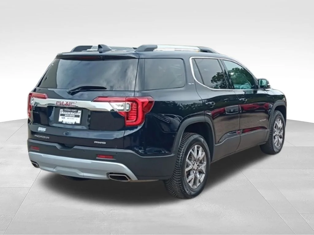 Used 2021 Midnight Blue Metallic GMC SLT image 6