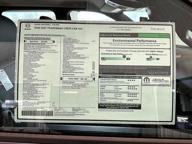 New 2026 Granite Crystal Metallic Clearcoat RAM TRADESMAN image 18