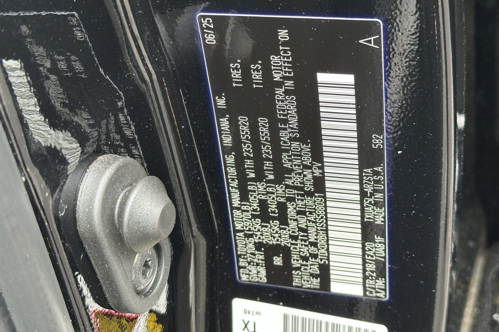 Used 2025 Black Toyota XSE image 37