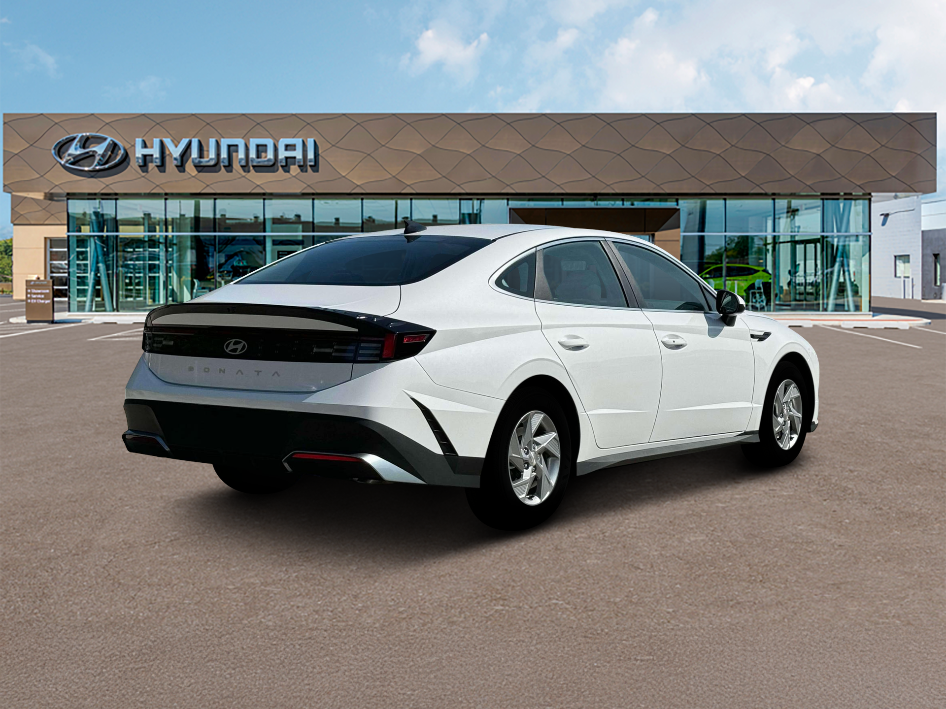 New 2025 White Hyundai SE image 7