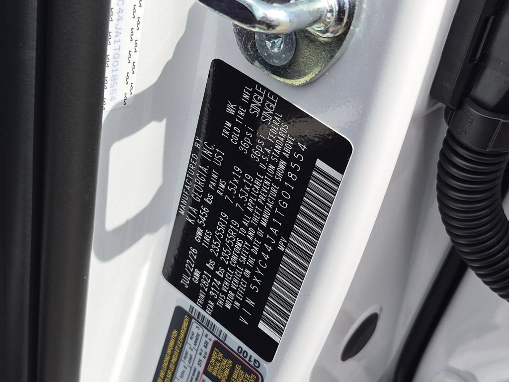 New 2026 Glacial White Pearl / Black Ro Kia GT-LINE image 35