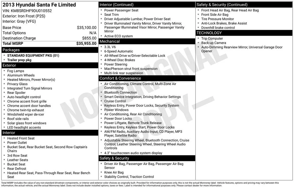 Used 2013 Gray Hyundai Limited image 6