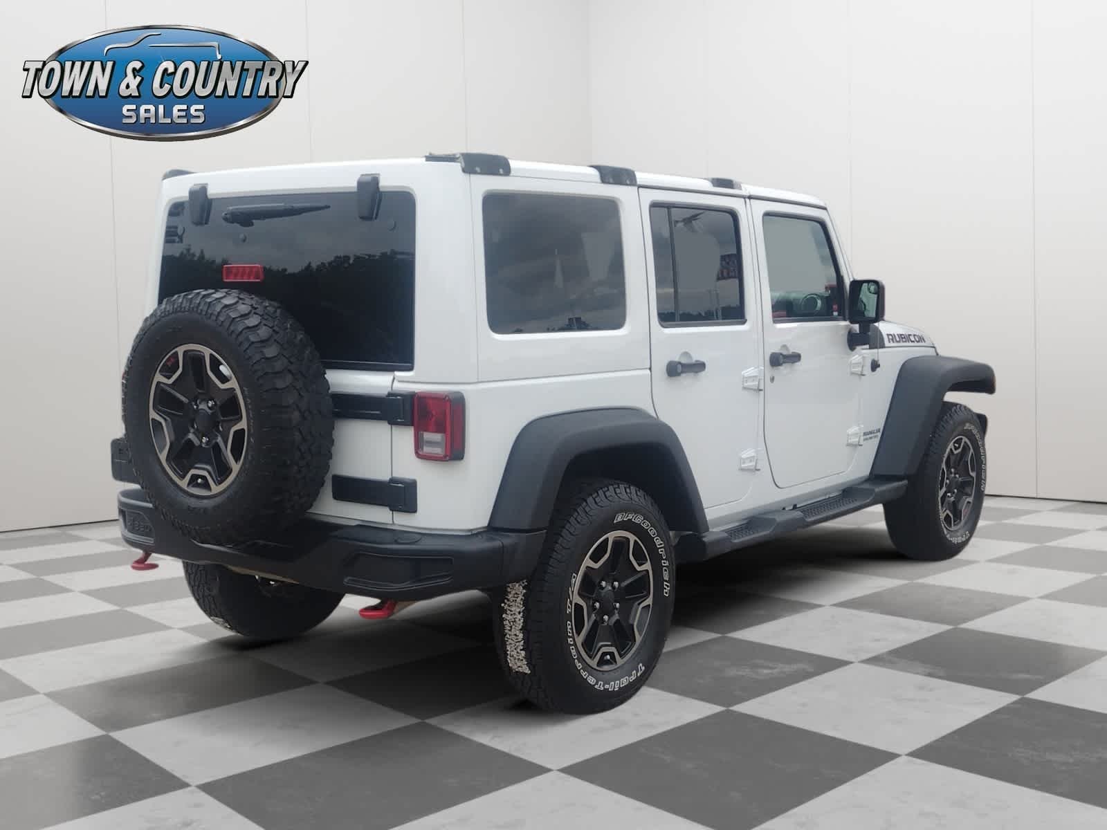 Used 2017 Bright White Clearcoat Jeep Rubicon Hard Rock image 7