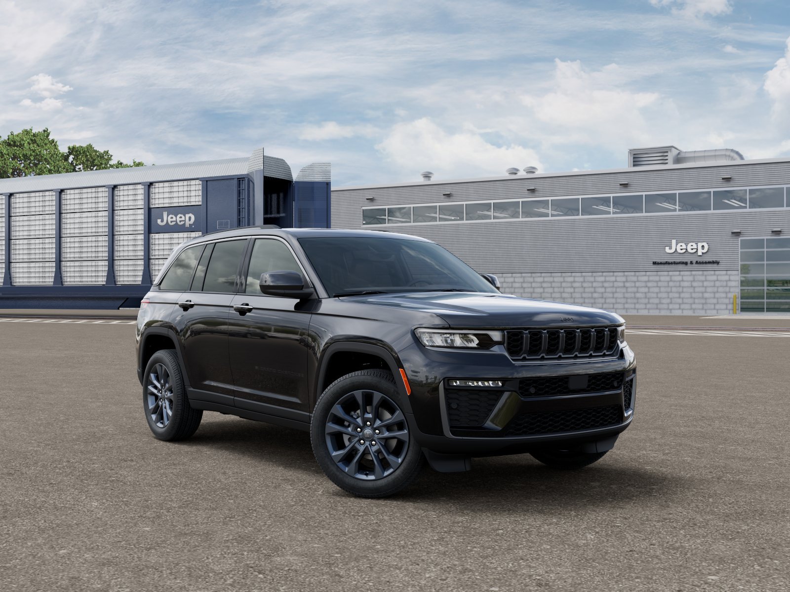 New 2026 Diamond Black Crystal Pearl-Coat Exterior Paint Jeep  image 5