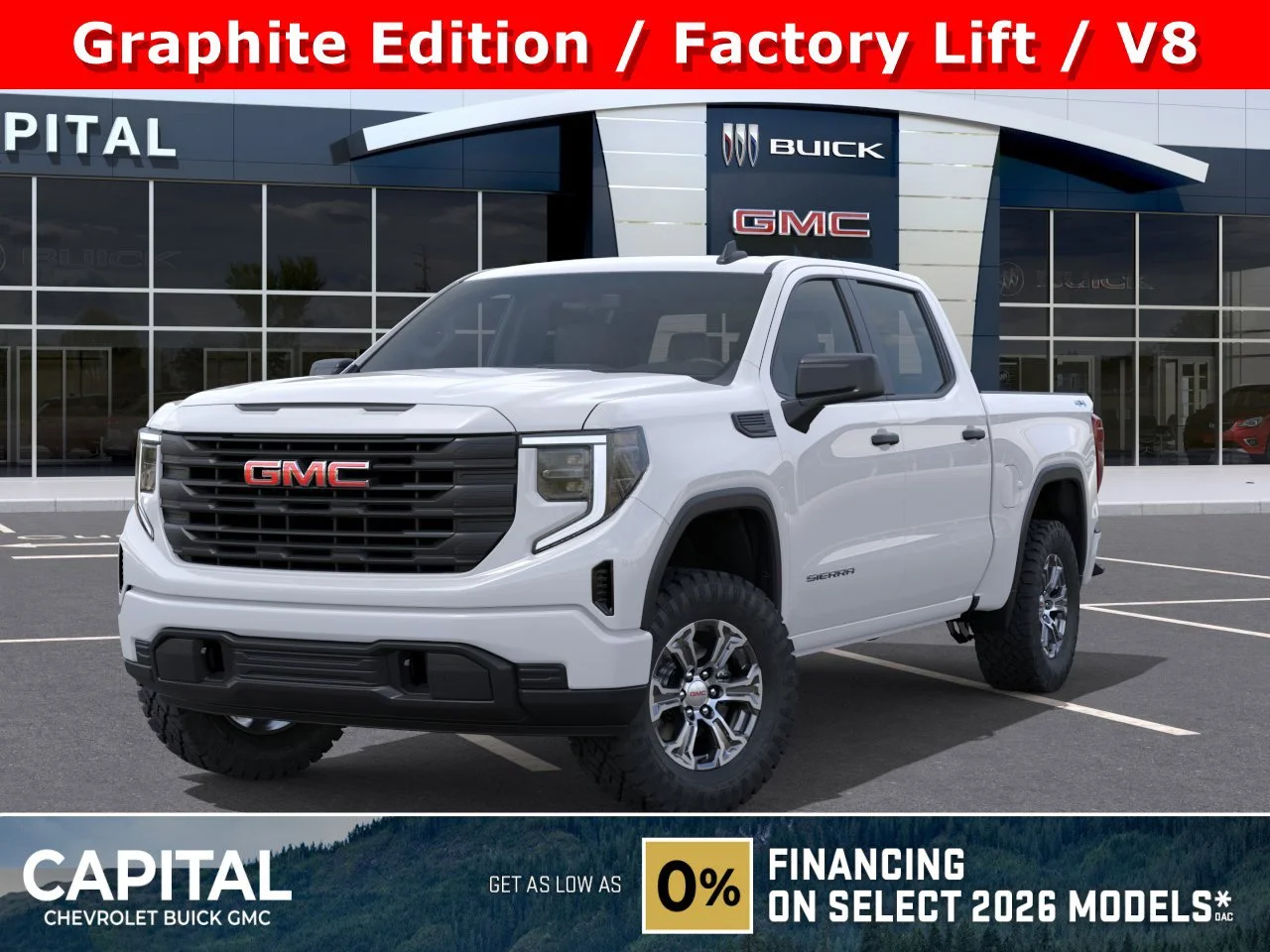 New 2026 Summit White GMC Pro image 1