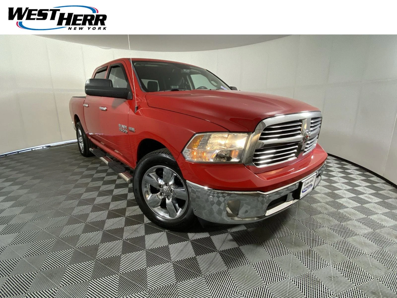 Used 2017 Flame Red Clearcoat Ram Big Horn image 1