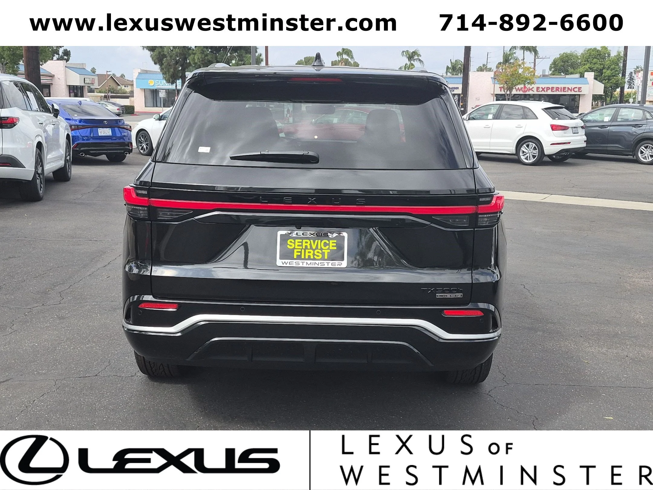 New 2026 Caviar Lexus TX 500h F SPORT PERFORMANCE PREMIUM AWD image 7