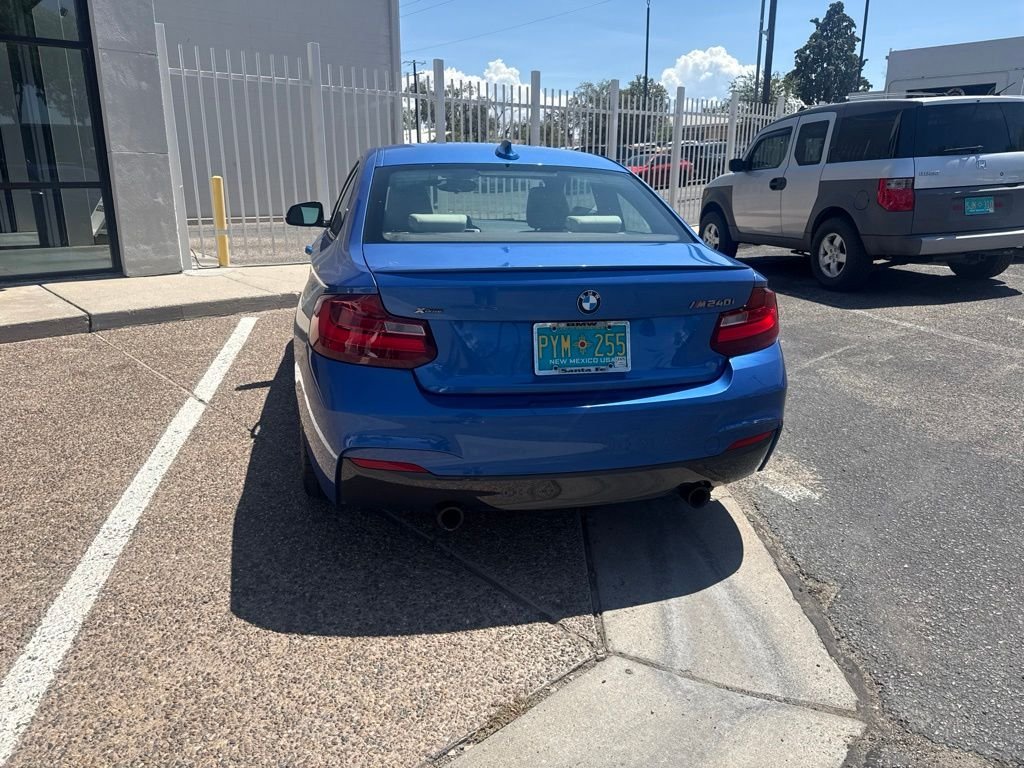 Used 2017 Blue BMW M240i xDrive image 9