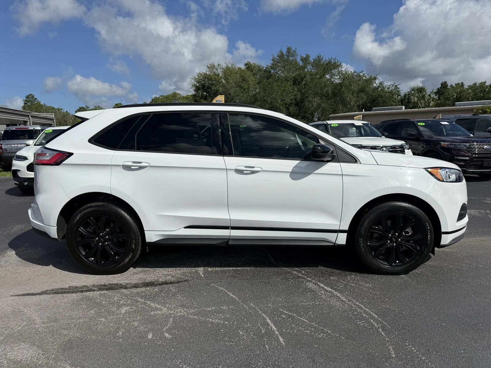 Certified Used 2024 White Ford SE image 3