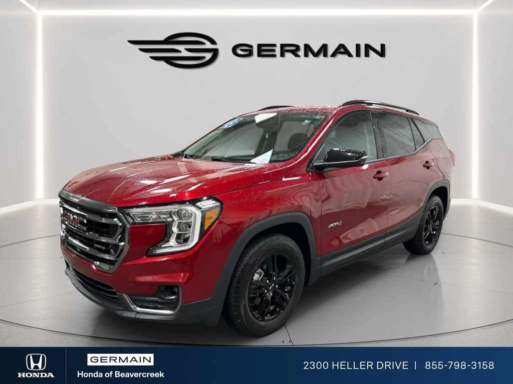 Used 2023 Volcanic Red Tintcoat GMC AT4 image 4