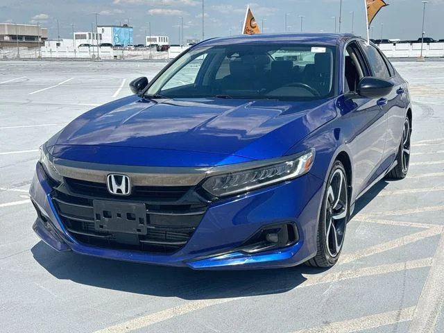 Certified Used 2021 Blue Honda Sport Special Edition image 3