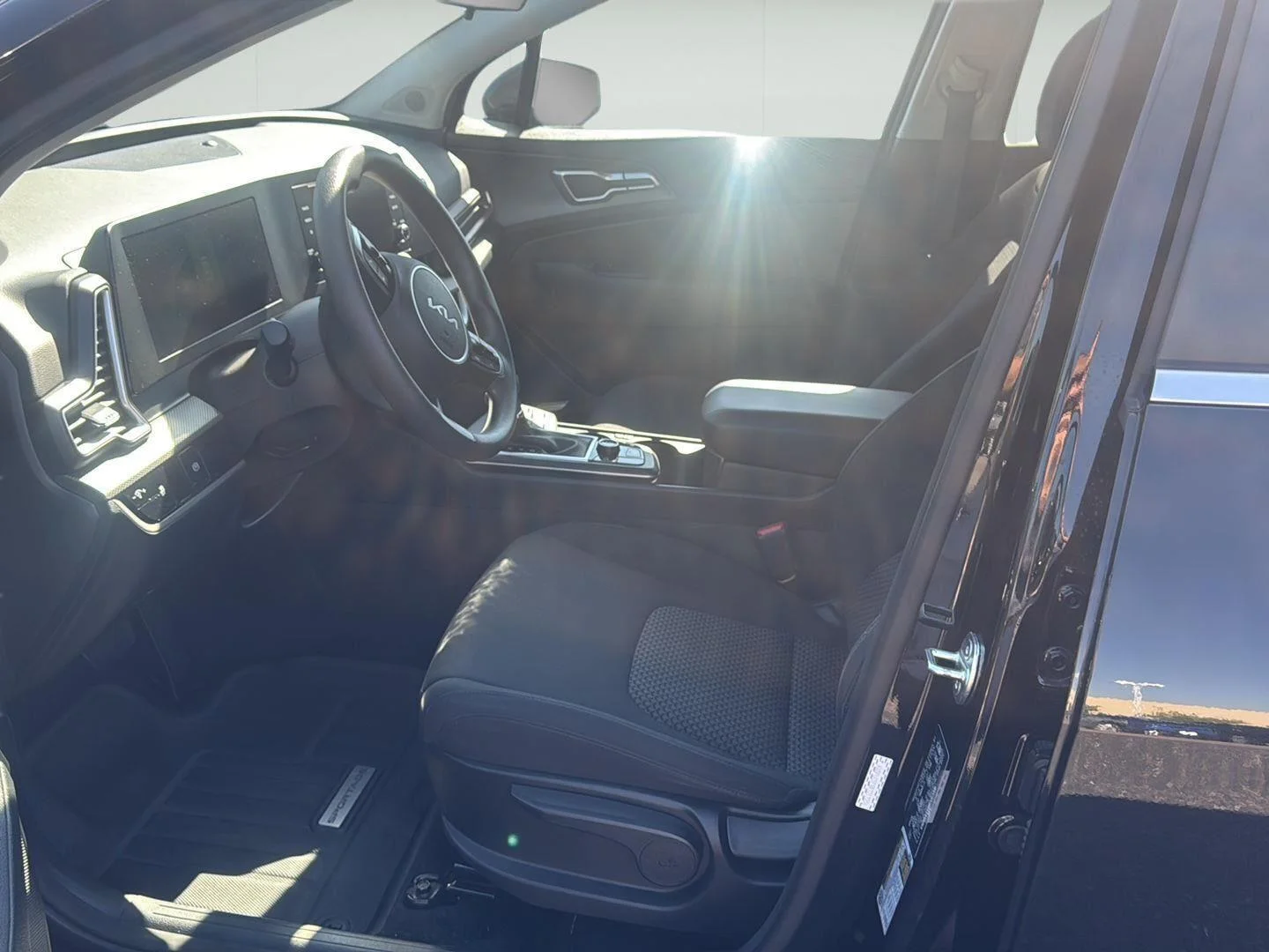 Used 2024 Fusion Black Kia LX image 7