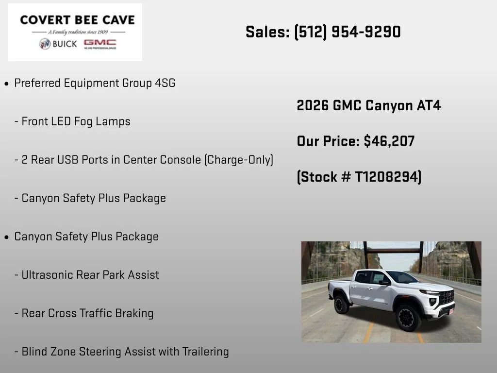 New 2026 Summit White GMC AT4 image 18