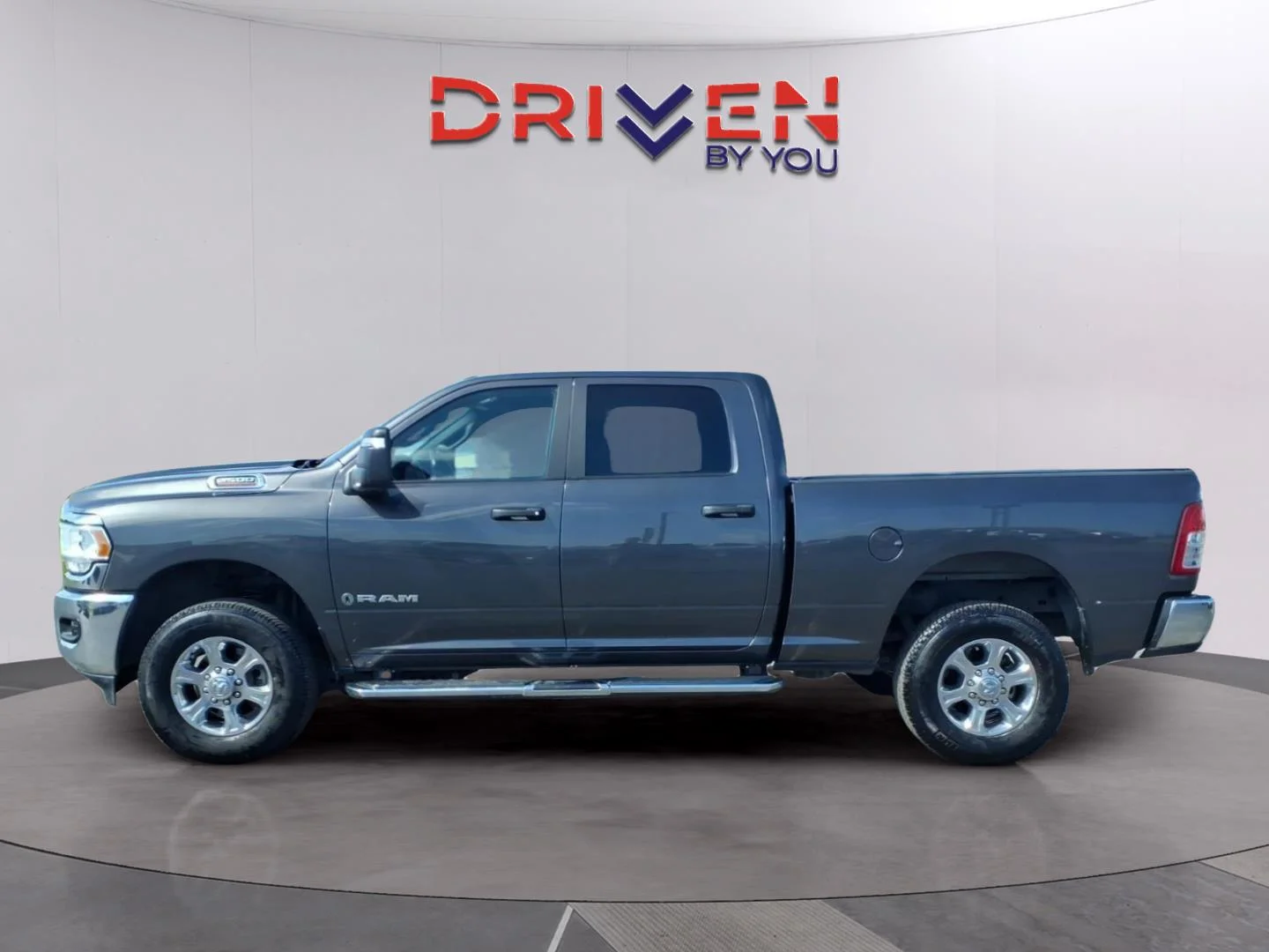 Used 2024 Granite Crystal Metallic Clearcoat Ram Big Horn image 2