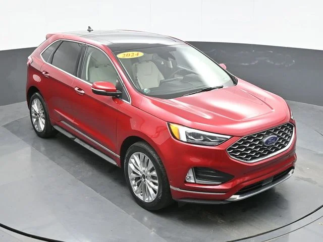 Used 2024 Red Ford Titanium image 14