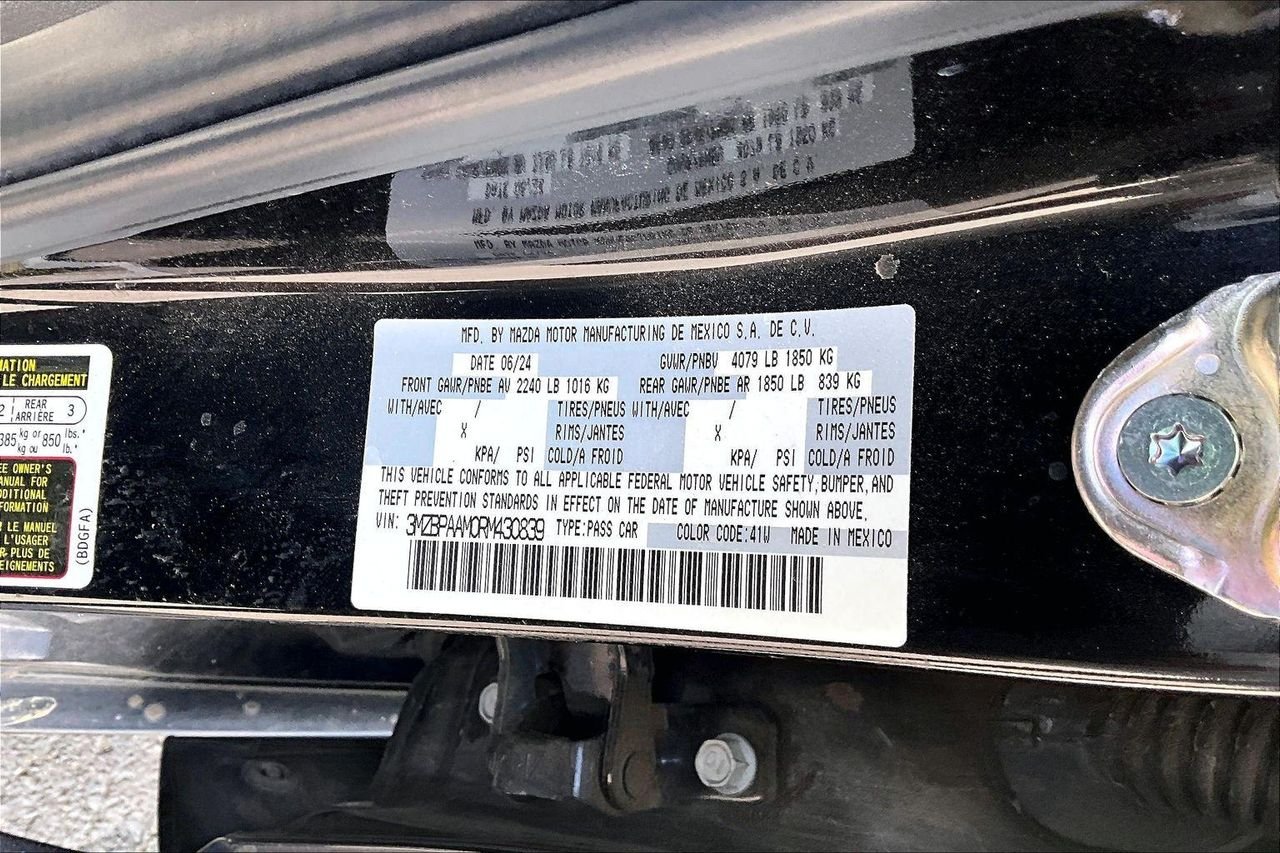 Used 2024 Jet Black Mica Mazda 2.5 S image 3